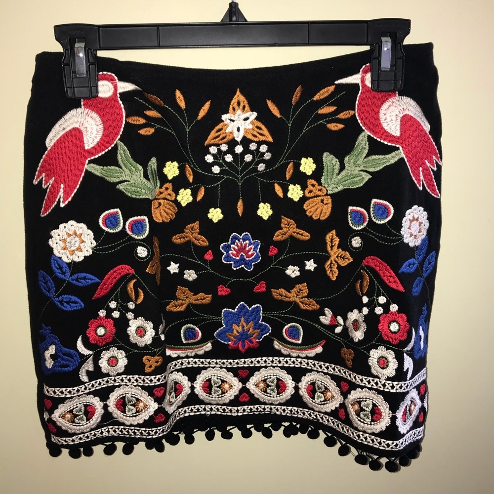 Skirt black/multicolored